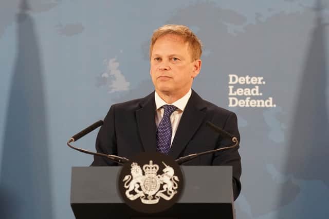 Defence secretary Grant Shapps said something clearly went wrong to cause the two Royal Navy minehunters to crash.