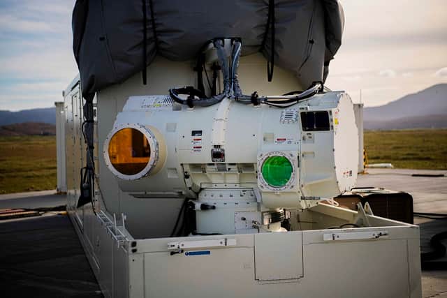 The Dragonfire weapon system. Picture: MoD.