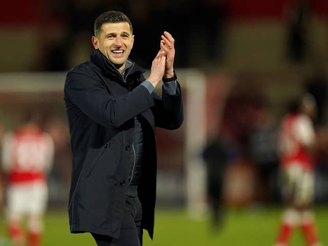 John Mousinho is 'hopeful' of a new arrival next week. Picture: PA