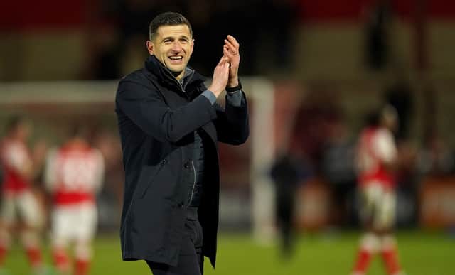 John Mousinho is 'hopeful' of a new arrival next week. Picture: PA