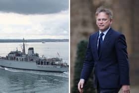 Grant Shapps said the crash involving HMS Chiddingfold and HMS Bangor in Bahrain does not show "incompetence". Picture: Tom Cotterill - Dan Kitwood/Getty Images.