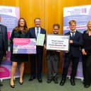 The Ross family campaigned at Westminster for the Down Syndrome Act with members of parliament, Gillian Keegan and Sir Liam Fox.Pictured left to right: Ken Ross, Gillian Keegan, Liam Fox, Fionn Crombie Angus, Max Ross, Rachael Ross