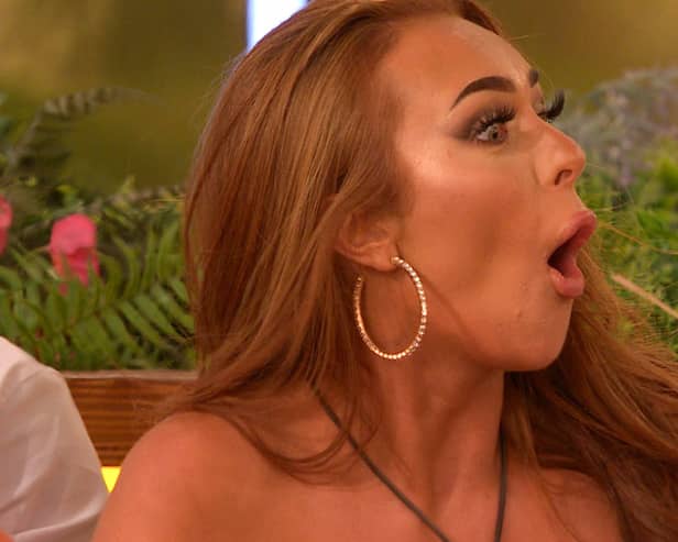 Demi Jones, of Cosham, crashed out of Love Island All Stars at the first hurdle after new contestants Arabella Chi and Tyler Cruickshank made a big impact in the villa. Picture: ITV Studios.