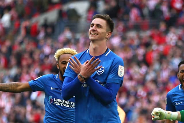 Ex-Pompey striker Oli Hawkins is back in action after fearing he wouldn't play for two years. Picture: Picture: Jordan Mansfield/Getty Images