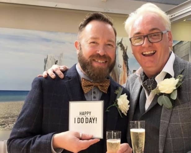 Rob and Andrew Pearce are 'thrilled' because they are the finalists for two brilliant awards for the bridal industry. 