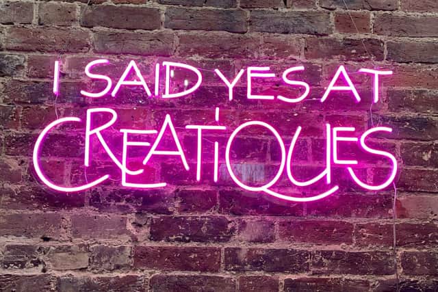 'I said yes at Creatiques' 
