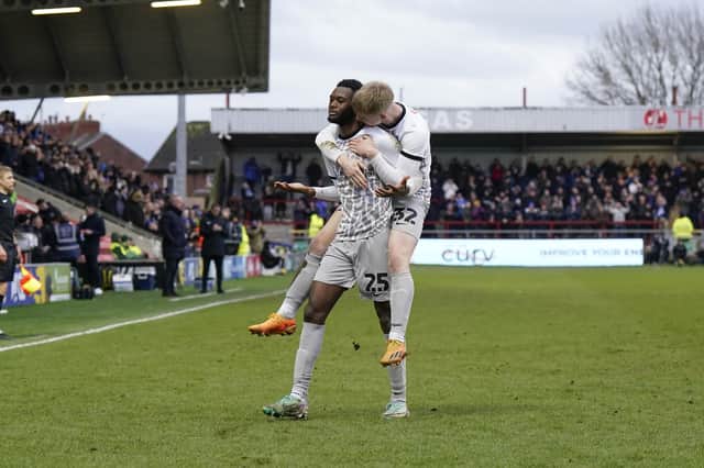 Abu Kamara is to remain at Pompey for the remainder pf the season. Picture: Jason Brown/ProSportsImages