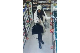 Police are looking for this woman after a shoplifting incident in Whiteley