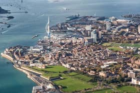 Portsmouth from the air