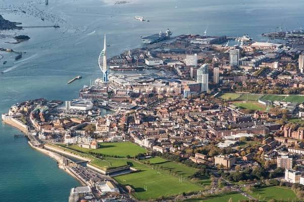 Portsmouth from the air