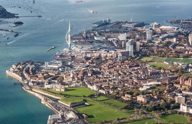 Portsmouth from the air