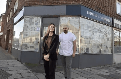 Caitlyn Odin (22) and Jordan Thompson (31) are the owners of new restaurant Smoke and Mirrors which is coming to Old Portsmouth's High Street in time for Valentine's Day. Picture: Sarah Standing (260124-5803)