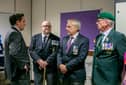 Veterans Minister, Johnny Mercer is visiting veterans HMS Sultan in Gosport on Wednesday 27th September 2023Pictured: Johnny Mercer talking to the veterans at HMS Sultan, Gosport. Picture: Habibur Rahman