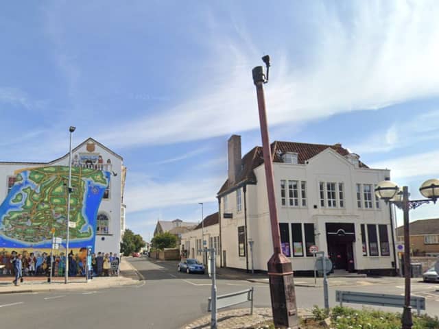 The incident took place outside Southsea's Moonshine Nightclub during the daytime.