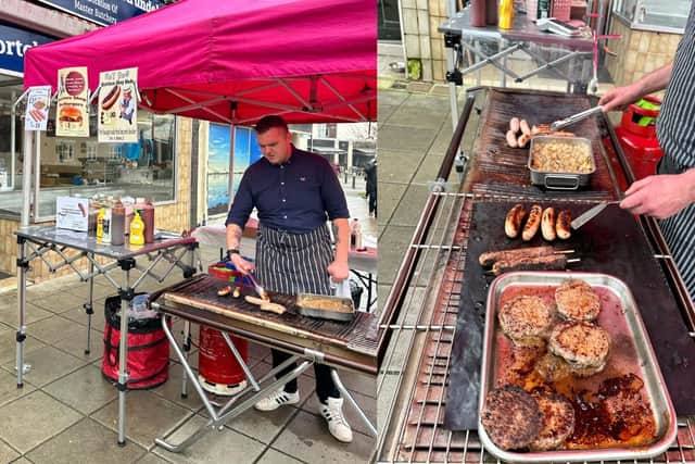 Portchester Butchers has celebrated its first birthday with a BBQ. 