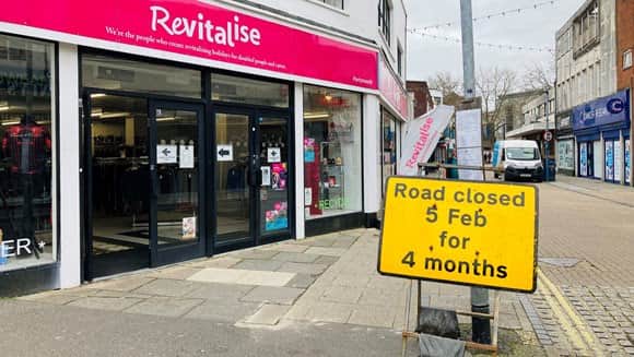 The pedestrianised portion of Charlotte Street will be replaced with a new bus gate