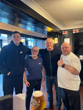 Ross Kemp visited The Bridge Tavern in Old Portsmouth as part of filming for a BBC TV series