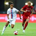 Jadan Raymond in pre-season action for Crystal Palace against Liverpool in 2022