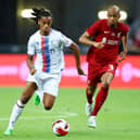 Jadan Raymond in pre-season action for Crystal Palace against Liverpool in 2022