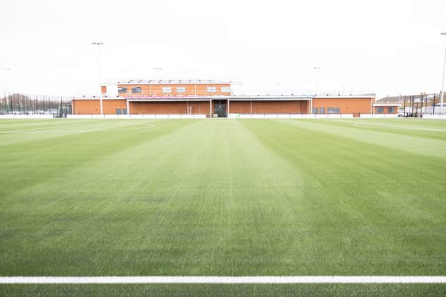 One of the pitches at the John Jenkins stadium. Clare Martin, CEO of Pompey In The Community, said Portsmouth's first team did a training session on one of the pitches. Picture: Marcin Jedrysiak