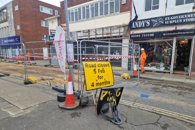 Charlotte Street is shut for four months while work is underway to create a bus gate.
