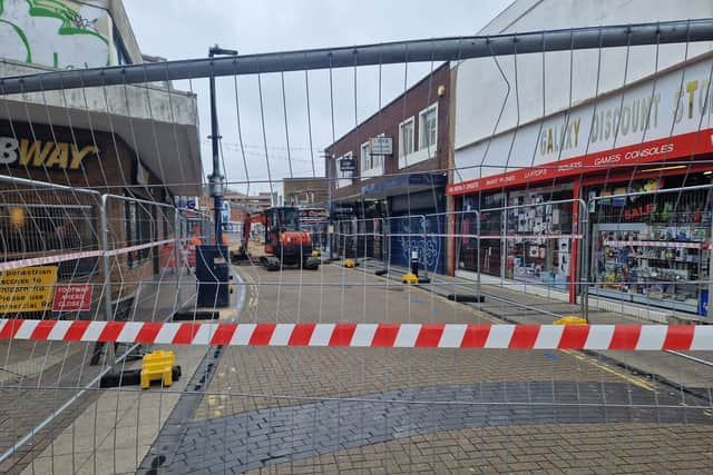 Charlotte Street is shut for four months while work is underway to create a bus gate.