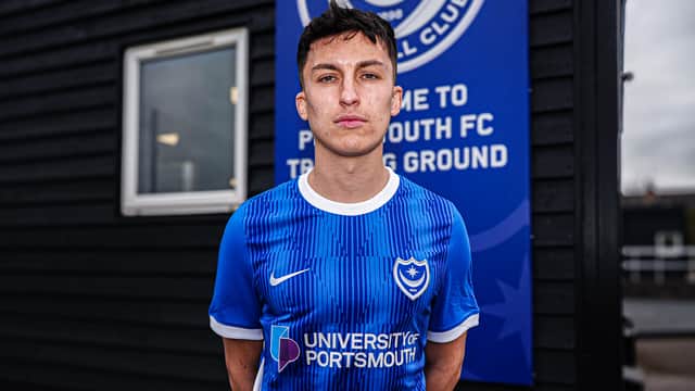 Tom McIntyre signed for Portsmouth from Reading. He won't play against his former club on Saturday. (Image: Portsmouth FC)