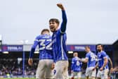 Pompey new boy Callum Lang has made a flying start since his arrival from Wigan Athletic. Pic: Jason Brown.