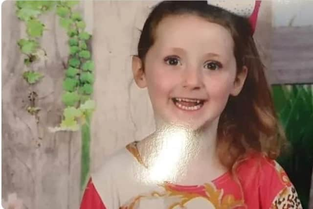 Minnie Rae-Dunn died at the age of eight after falling from Pickwick House in Wingfield Street, Buckland, Portsmouth. Picture: Family/Go Fund Me