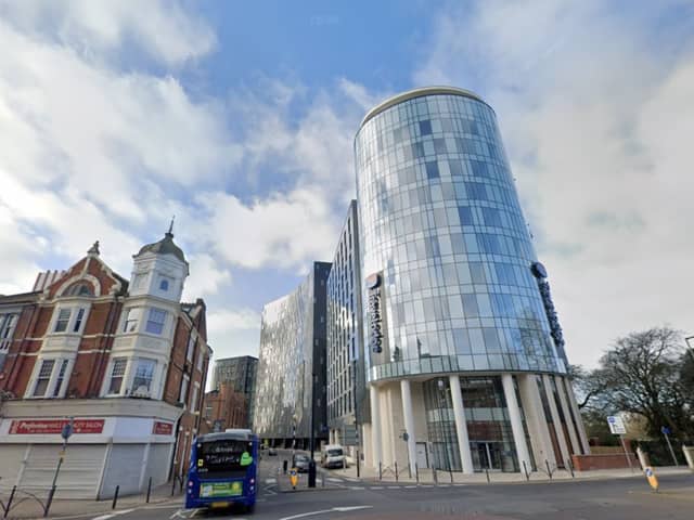 Travelodge in Portsmouth city centre was evacuated due to a fire.