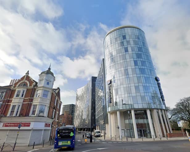Travelodge in Portsmouth city centre was evacuated due to a fire.