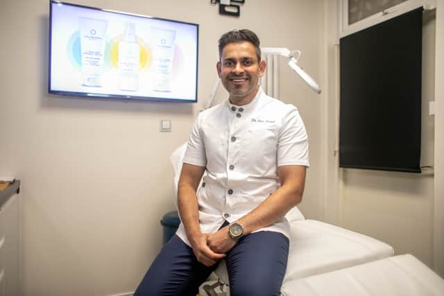 Perfect Skincare Solutions is up for numerous awards

Pictured: Dev Patel at Perfect Skincare Solutions, Fratton, Portsmouth on Wednesday 7th February 2024

Picture: Habibur Rahman