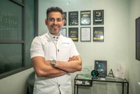 Perfect Skincare Solutions is up for numerous awards

Pictured: Dev Patel at Perfect Skincare Solutions, Fratton, Portsmouth on Wednesday 7th February 2024