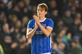 Pompey defender Sean Raggett looks set for an important role in his side's promotion push. Pic: Graham Hunt/ProSportsImages