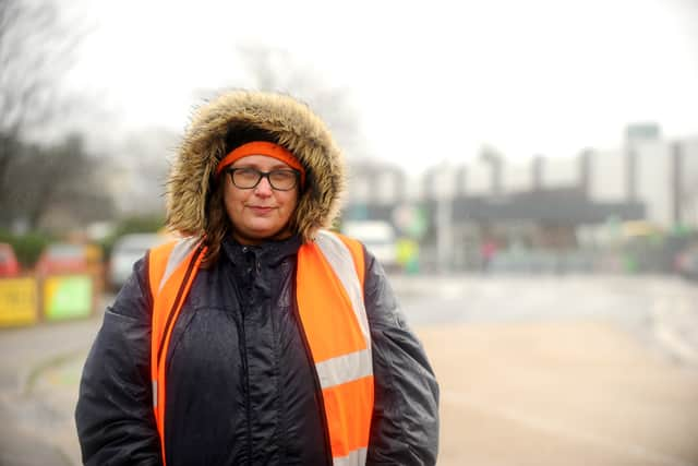 Pictured is: Nicola Nixon (54) regional organiser at GMB Union. Picture: Sarah Standing (090224-5406)