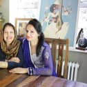 A gala night is being held at The Queen's Hotel in order to celebrate Indian and Pakistani cuisine and raise money for clean water pumps across Asia. 

Pictured: Nadia Arab with her mother Khalida. 