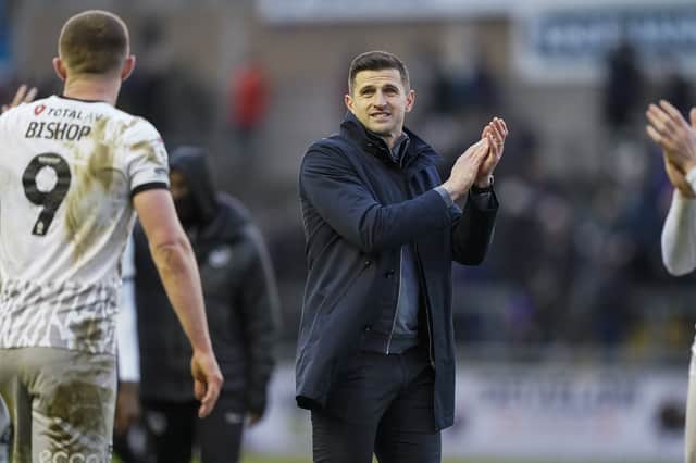 John Mousinho was pleased with yet another win for the League One leaders. Picture: Jason Brown/ProSportsImages