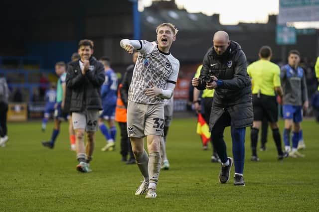 Paddy Lane netted his 10th goal of the season so far in Pompey's win at Carlisle. Picture: Jason Brown/ProSportsImages