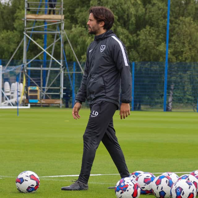 Former Pompey first-team development coach Lorenzo Dolcetti has reunited with the Cowleys at Colchester. Picture: Portsmouth FC