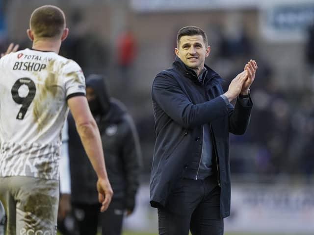 Pompey head coach John Mousinho