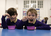 Penbridge Junior School receives £1,000 Kellogg’s grant towards breakfast club. 