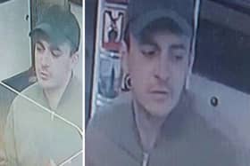 Police are searching for a man after a theft at Goulds Jewellers in London Road, Hilsea. Picture: Hampshire and Isle of Wight Constabulary.