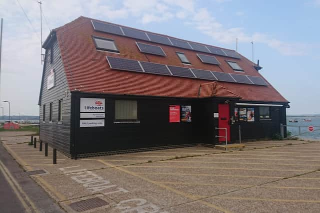 Staff at Portsmouth Lifeboat Station in Eastney helped save two sailors whose boat lost power on approach to Southsea Marina.