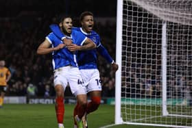 Pompey came from behind to defeat Cambridge United. January signing Myles Peart-Harris got in on the action. (Image: Getty Images)