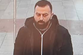 Police are searching for this man after £1,000 worth of sun cream was stolen from Boots at Whiteley Shopping Centre. Picture: Hampshire and Isle of Wight Constabulary.