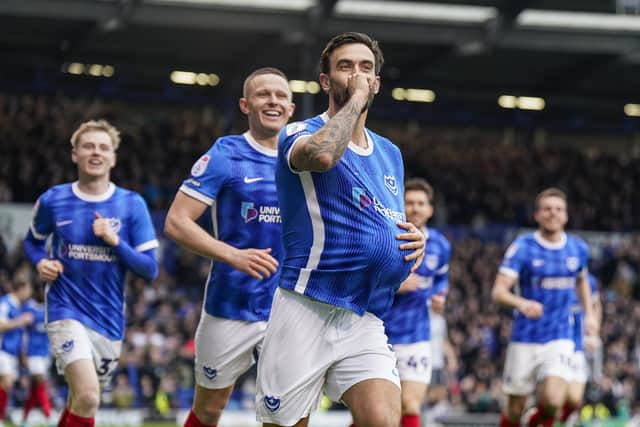 Marlon Pack revealed a double celebration in Pompey's 4-1 win over Reading. Picture: Jason Brown/ProSportsImages