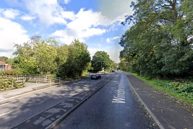 The collision took place in Winchester Road, Petersfield. Picture: Google Street View.