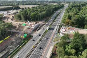 The ongoing work to create the new interchange