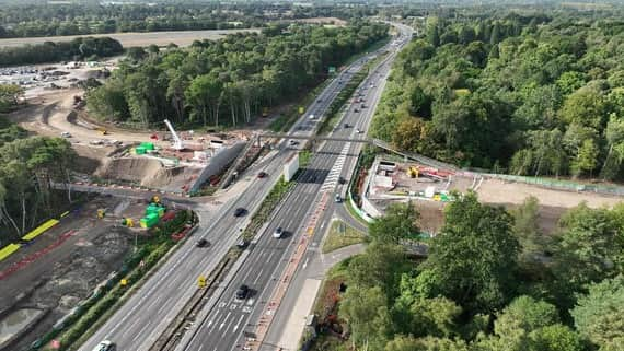 The A3/M25 junction is one of the busiest in the UK