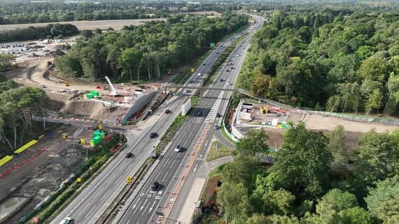 The ongoing work to create the new interchange